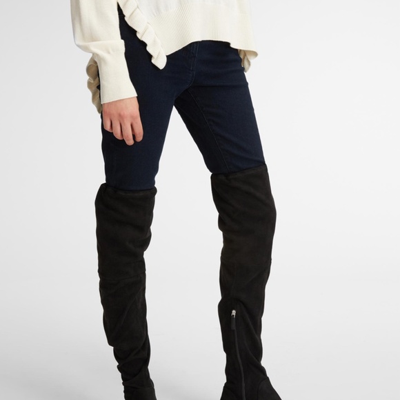 (New) DKNY Tyra Over The Knee Boots Black Women's Size 7 - Picture 8 of 9